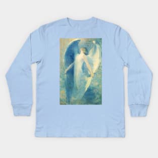 Ethereal Angel Kids Long Sleeve T-Shirt